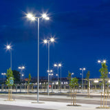 LED Area Light | Adj Watt 240W/260W/280/310W | 47430 Lumens | 5000K | 240V-480V | Yoke Mount | Bronze Housing | IP65 | UL & DLC Listed | 5 Year Warranty - Nothing But LEDs