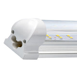 LED Linkable Integrated Tube Light Yonah Series | 8ft | 60Watt | 8400Lumens | 6500K | Clear Lens | Pack of 4 - nothingbutleds.com