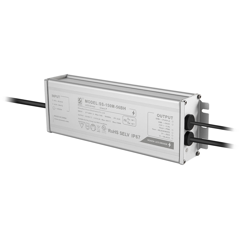 LED Power Supply | 150 Watt | 480V | IP67 | SS-150M-56BH - Nothing But LEDs