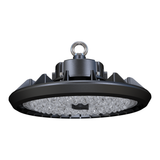 LED UFO Fixture | 150 Watt | 25500 Lumens | 5000K | 100V-277V | Bubble | Black Housing | IP65 | UL & DLC Listed | 5 Year Warranty