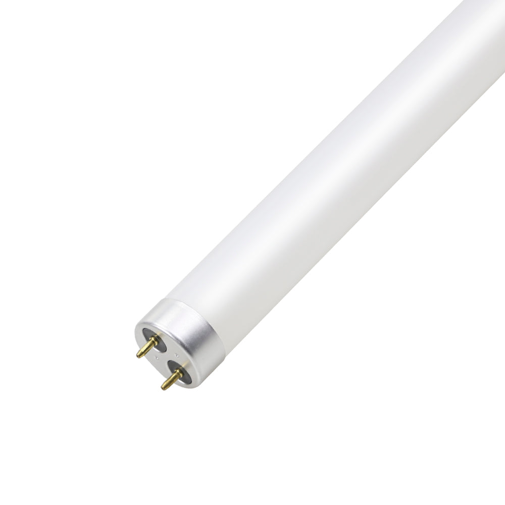 LED T8 Glass Tube | 18 Watt | 2700 Lumens | 5000K | 120V-277V | 4ft | Frosted Lens | Type A+B | Single & Double Ended Power | UL & DLC Listed | 5 Year Warranty | Pack of 25 - Nothing But LEDs