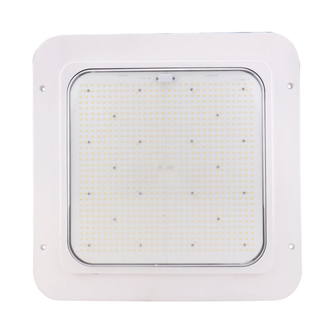 LED Canopy Light | 180 Watt | 26301 Lumens | 5700K | 120V-277V | White Housing | IP65 | UL & DLC Listed | 5 Year Warranty - Nothing But LEDs
