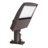 LED Area Light | 100 Watt | 16000 Lumens | 5000K | 120V-277V | Universal Bracket | Bronze Housing | IP65 | UL & DLC Listed | 5 Year Warranty - Nothing But LEDs