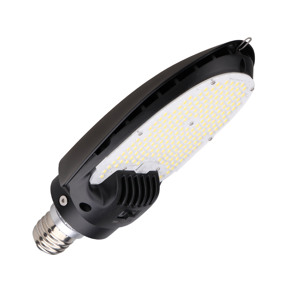 LED Flat Head Corncob Bulb | Adj Watt 75W/95W/115W | 12824 Lumens | 5700K | 100V-277V | Base E39/EX39 | Black Housing | IP64 | UL & DLC Listed | 5 Year Warranty - Nothing But LEDs