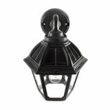 GAMA SONIC | 4.2W | 130 Lumens | 2700K CCT | Polaris Solar Wall Light | Black | Outdoor Wall Lantern Rigid Resin | (177010) - Nothing But LEDs