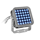 LED Flood Light | 36 Watt | Blue | 100V-277V | 30 Degree Beam Angle | Grey Housing | ETL Listed | 5 Year Warranty - Nothing But LEDs