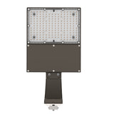 LED Area Light | 150 Watt | 19500 Lumens | 5000K | 100V-277V | Straight Arm | Bronze Housing | IP65 | UL & DLC Listed | 5 Year Warranty - Nothing But LEDs