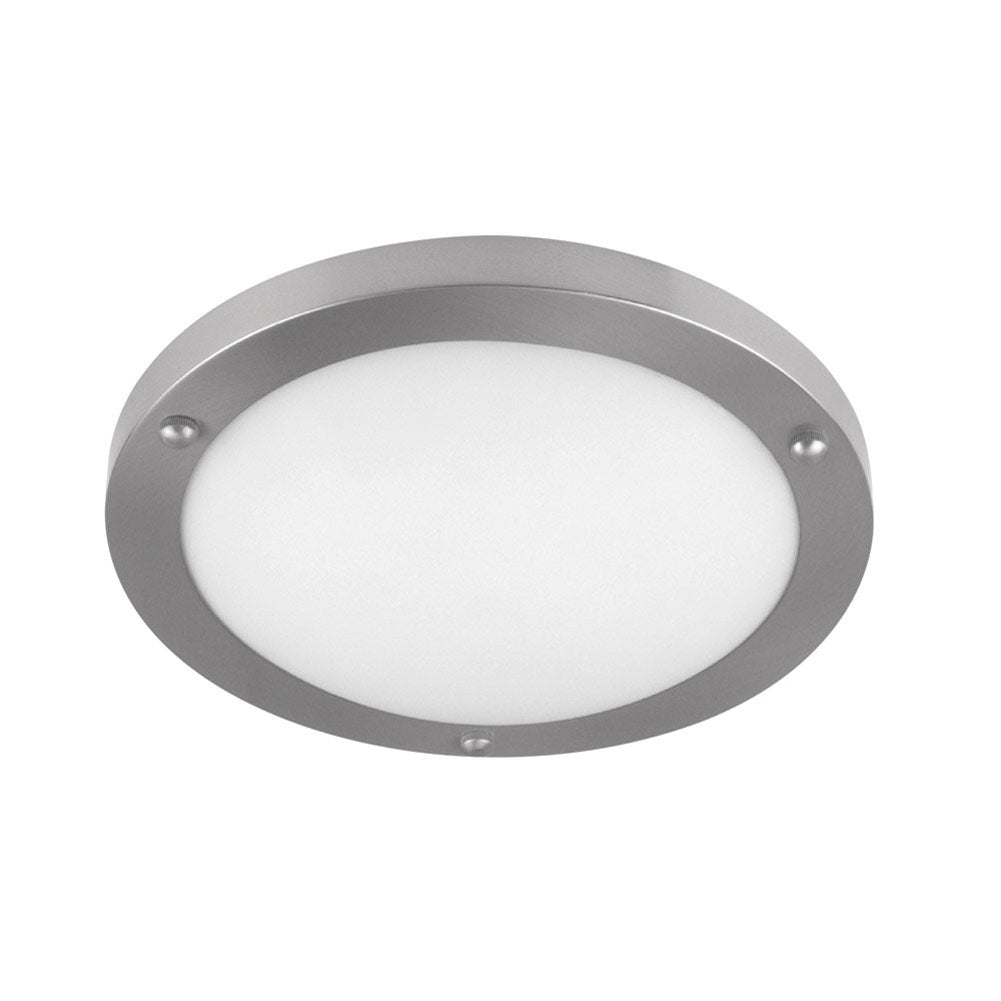 LED Ceiling Light | 19W | 1500 Lumens | 3000 CCT | Dimmable | Alabaster Glass Steel | Housing | Euri Lighting - Nothing But LEDs