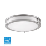 LED Ceiling Light | 16W | 1260 Lumens | 3000 CCT | Dimmable | White PMMA Steel | Housing | Euri Lighting