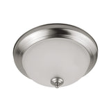 LED Ceiling Light | 11W | 902 Lumens | 3000 CCT | Dimmable | Acid Etch Glass Steel | Housing | Pack of 2 | Euri Lighting