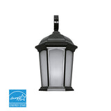 LED Wall Lantern | 12.5W | 1200 Lumens | 3000 CCT | Non-Dimmable | Frosted Glass Aluminum Housing | Euri Lighting - Nothing But LEDs