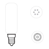 GAMA SONIC LED F37 Bulb | 0.75 Watt | 2700K | 220mA | 40 LED's | Flame Style | UL Listed | 2 Years Limited Warranty