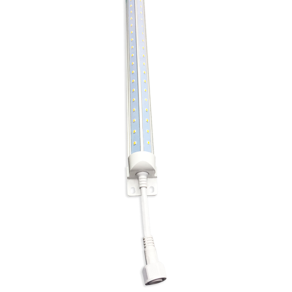 LED Cooler Light | 40 Watt | 5200 Lumens | 5000K | 100V-277V | 6ft | White Housing | ETL & DLC Listed | 5 Year Warranty  | Pack of 4 - Nothing But LEDs