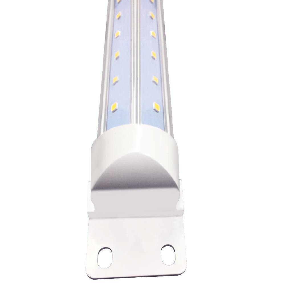 LED Cooler Light | 40 Watt | 5200 Lumens | 6500K | 100V-277V | 6ft | White Housing | ETL Listed | 5 Year Warranty  | Pack of 4 - Nothing But LEDs