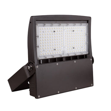 LED Flood Light | 150 Watt | 24000 Lumens | 5000K | 120V-277V | U-Bracket Mount | Bronze Housing