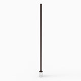 Square Steel Pole | 4"X4" | 20ft | Bronze Housing | W/Base plate & J Bolt - Nothing But LEDs