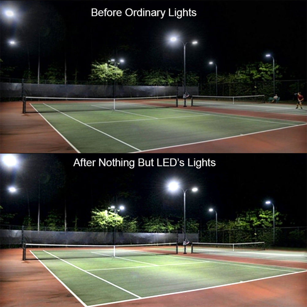 LED Area Light | Adj Watt 240W/260W/280/310W | 47430 Lumens | 5000K | 120V-277V | Universal Bracket | Bronze Housing | IP65 | UL & DLC Listed | 5 Year Warranty - Nothing But LEDs