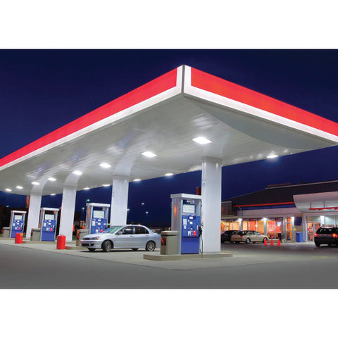 LED Canopy Light | 180 Watt | 26301 Lumens | 5700K | 120V-277V | White Housing | IP65 | UL & DLC Listed | 5 Year Warranty - Nothing But LEDs