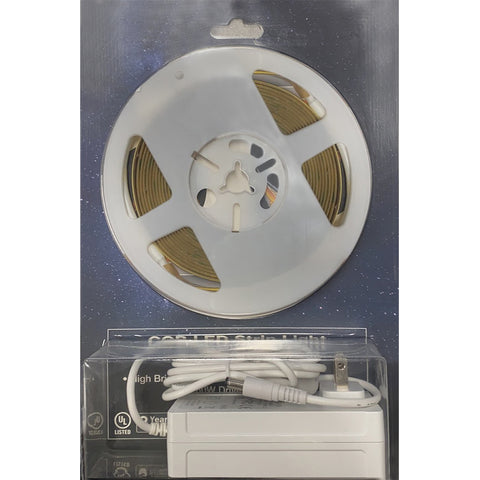 LED Flexible Strip Light | 40 Watt | 3760 Lumens | 3000K | 24V | 16' | W/60W-24V Power Supply KIT | UL Listed | 3 Year Warranty - Nothing But LEDs