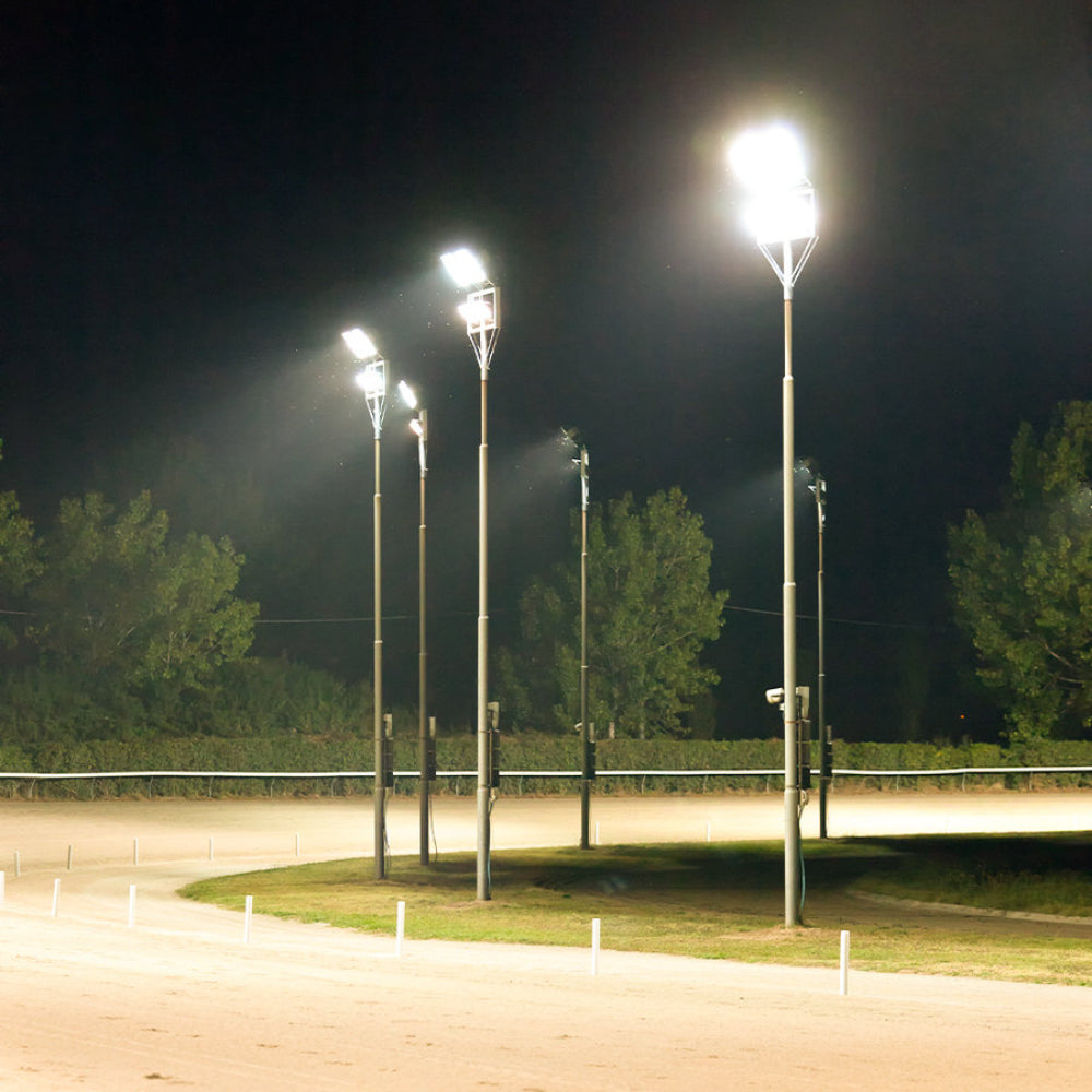 LED Flood Light | 90 Watt | 11321 Lumens | Adjustable CCT 3000K-4000K-5000K | 120V-277V | Yoke Mount | Bronze Housing | IP65 | UL & DLC Listed | 5 Year Warranty - Nothing But LEDs
