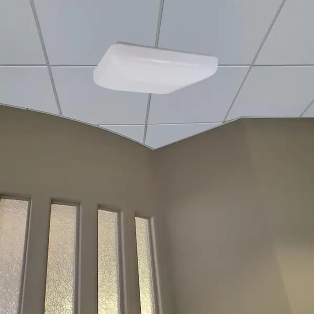 Amax Lighting | LED Square Ceiling Fixture | 15 Watt | 900 Lumens | 4000K | 120V | 12 inch | White Housing | ES & ETL Listed | 5 Year Warranty - Nothing But LEDs